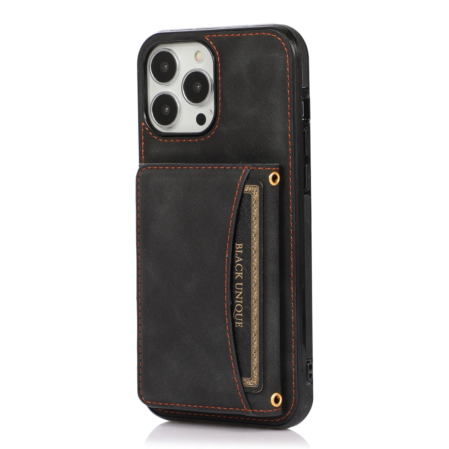 Leather Wallet Phone Case For iPhone with Multifunctional Protective Shell