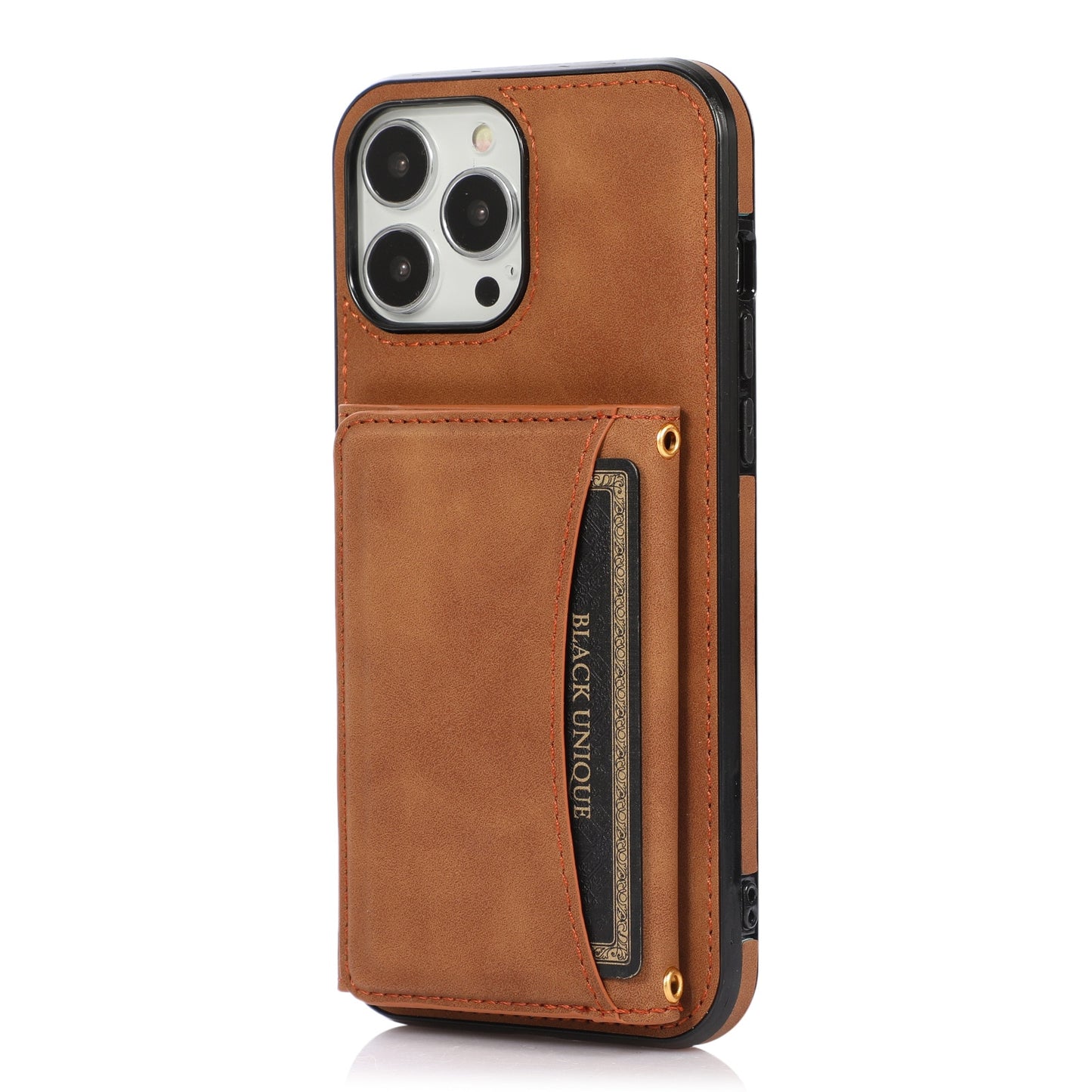 Leather Wallet Phone Case For iPhone with Multifunctional Protective Shell