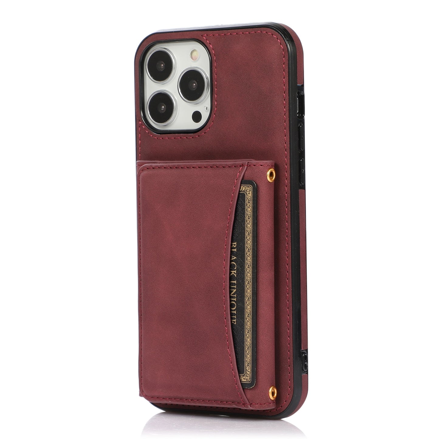 Leather Wallet Phone Case For iPhone with Multifunctional Protective Shell