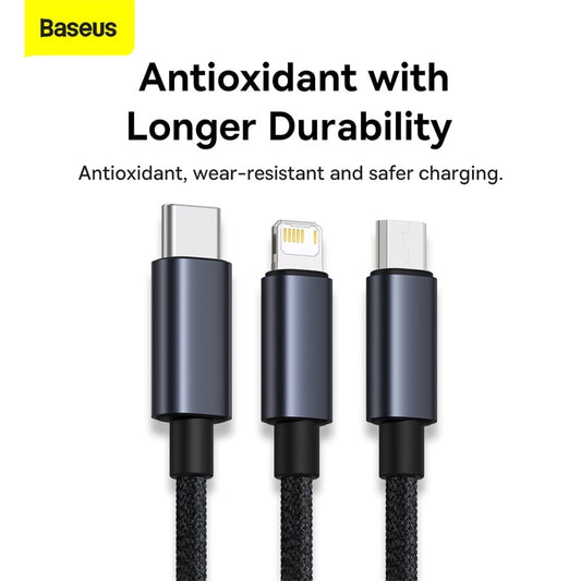 3 in 1 USB Cable Type C /iPhone /Micro USB charger/Data Cable